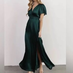 Baltic Born maxi dark green dress